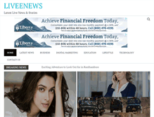 Tablet Screenshot of liveenews.com